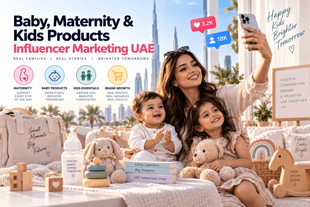 Baby, Maternity & Kids Products Influencer Marketing UAE