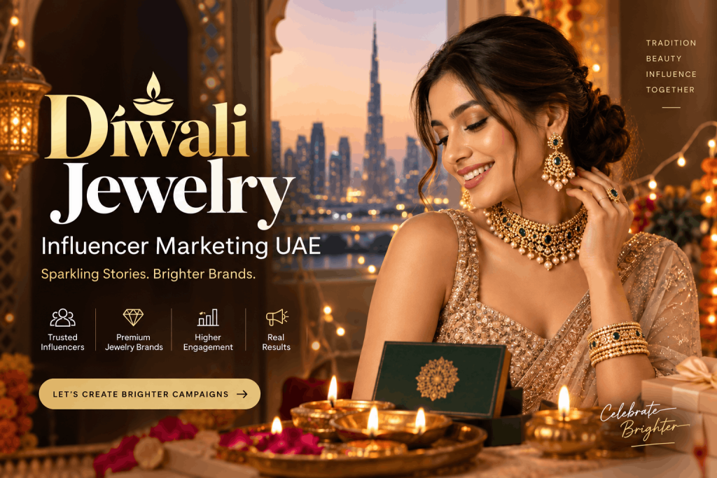 Diwali Jewelry Influencer Marketing in the UAE
