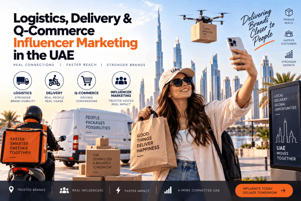 Logistics, Delivery & Q-Commerce Influencer Marketing in the UAE