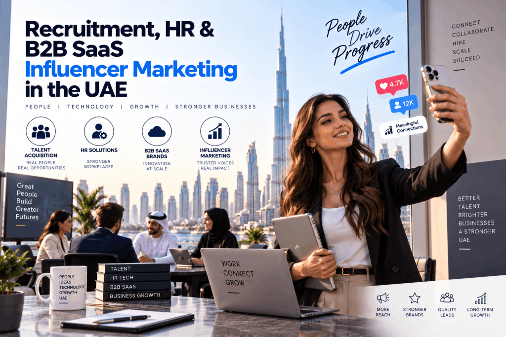 Recruitment, HR & B2B SaaS Influencer Marketing in the UAE